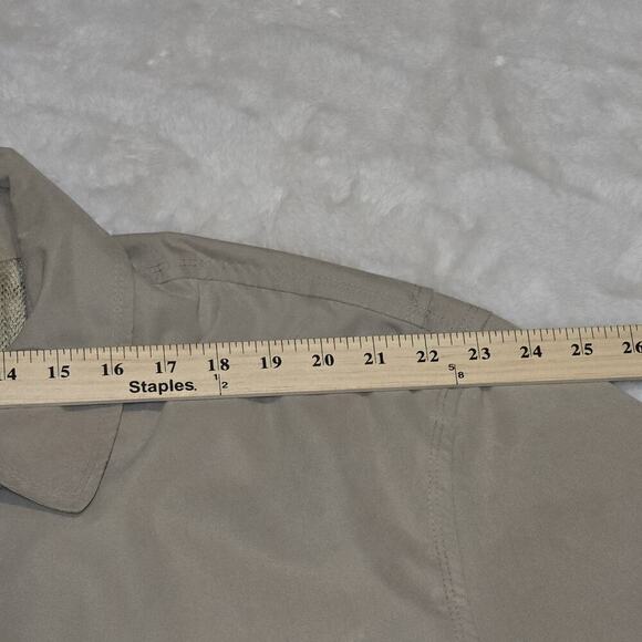 London Fog Men’s XL Beige Harrington Golf Jacket Zip Front Pockets Lightweight - Picture 8 of 14